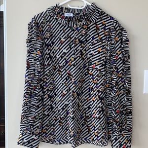 Akris Punto “umbrella” blouse 100% silk